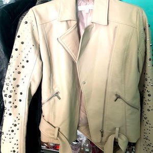 studded leather jacket